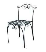 chaise en fer forgé