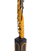 Lampadaire plume bicolore en métal – Image 4